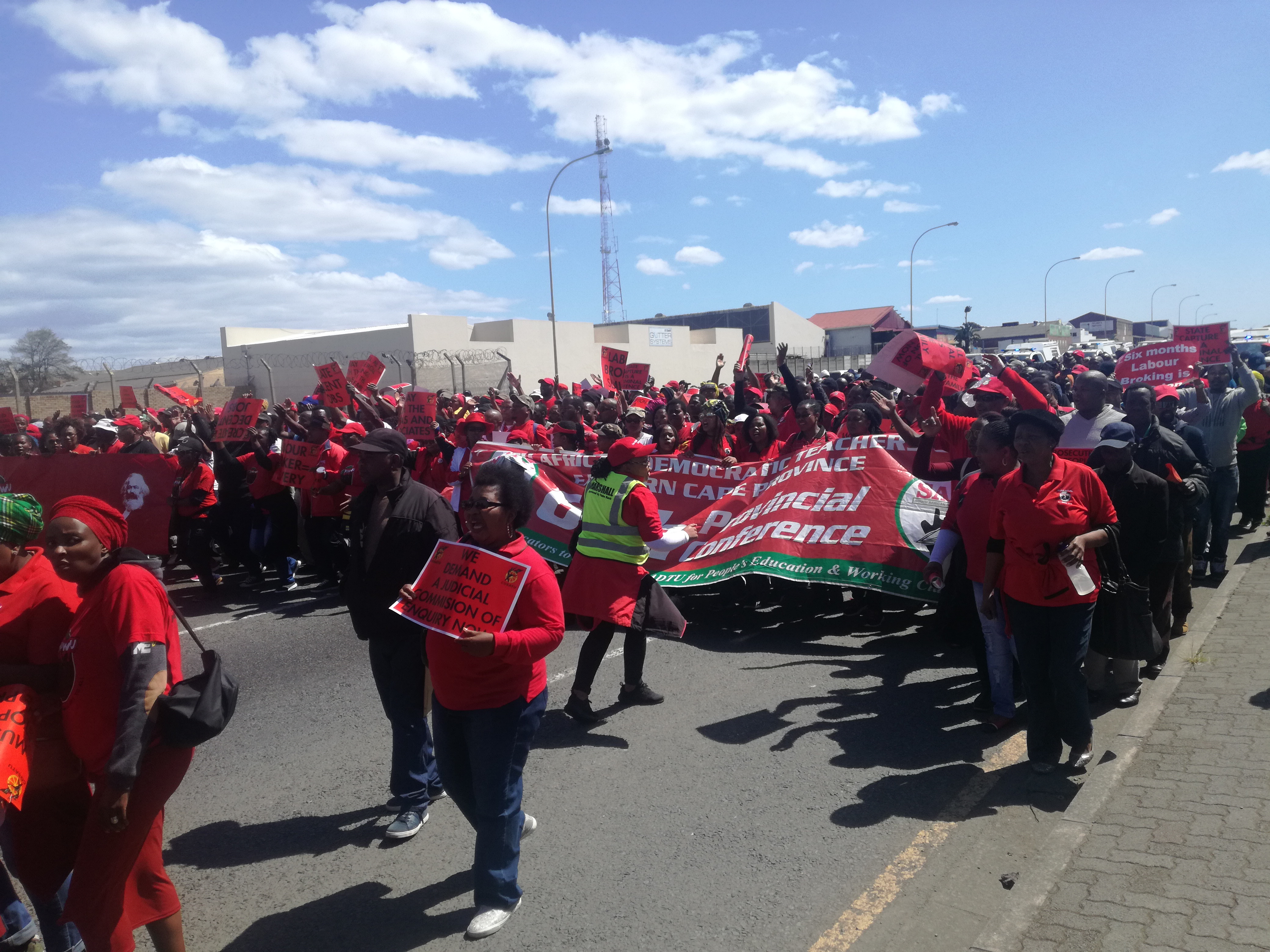 cosatu-march-in-east-london-demands-action-against-state-capture-and